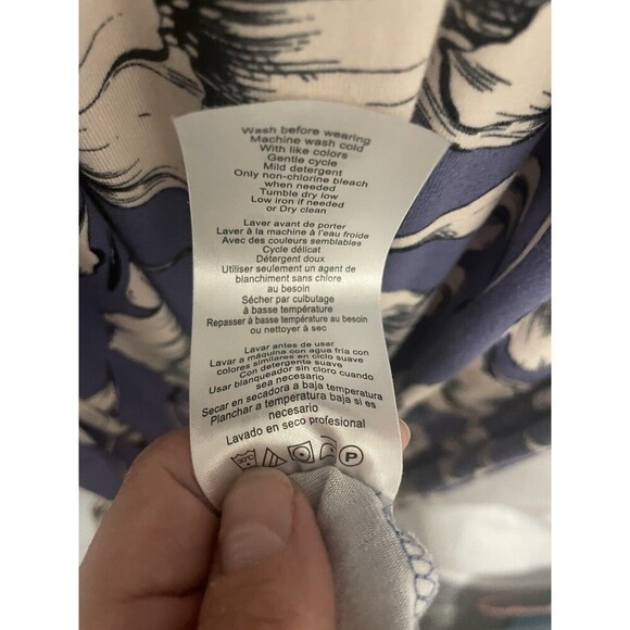 A Pea in the Pod Maternity Dress Maxi Purple Floral Small - Picture 8 of 13